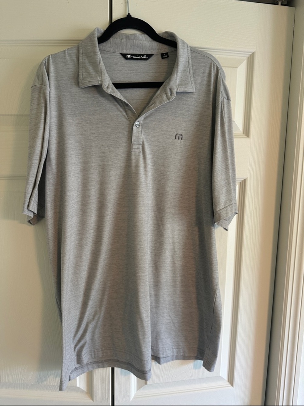 Travis Mathew Light Gray Heather Polo